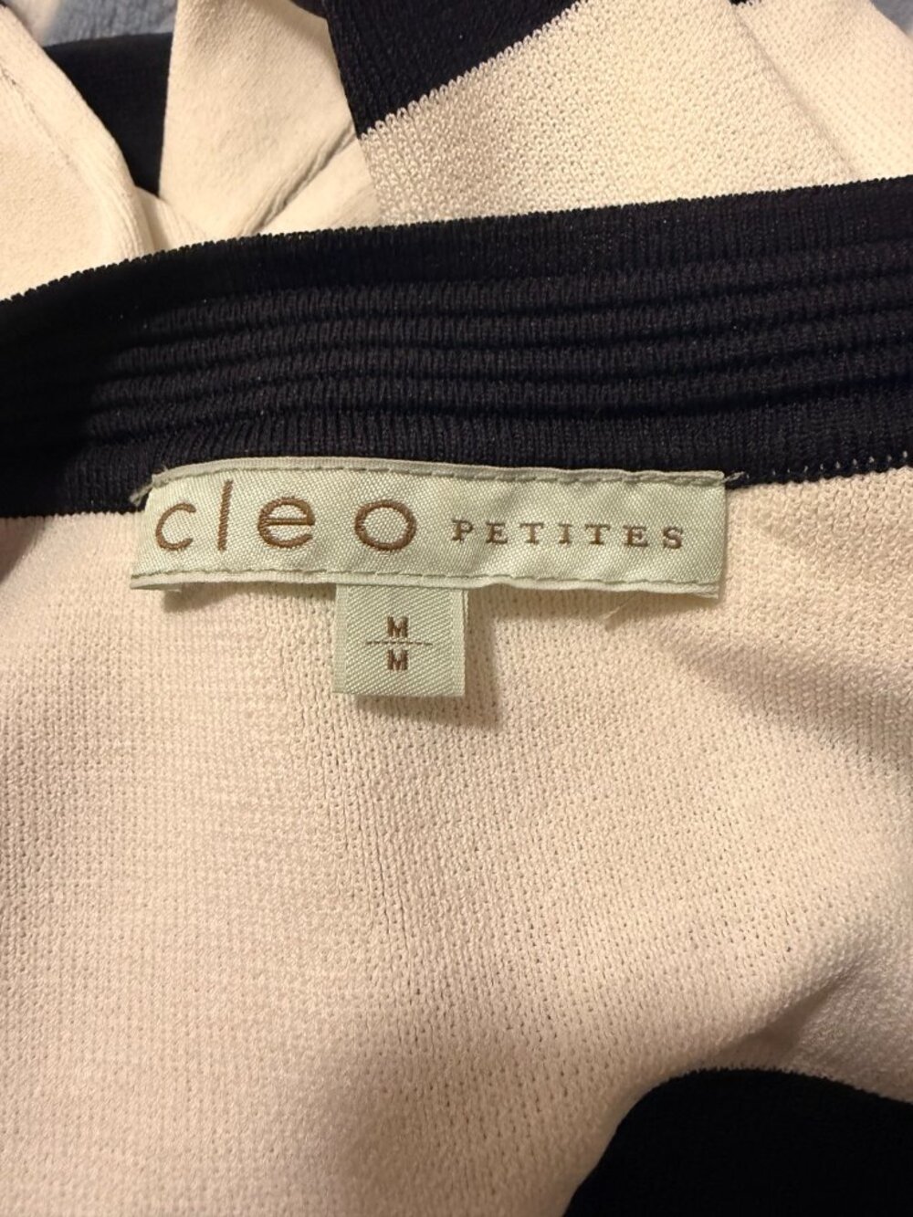 Striped Zip Cardigan - Picture 2 of 3